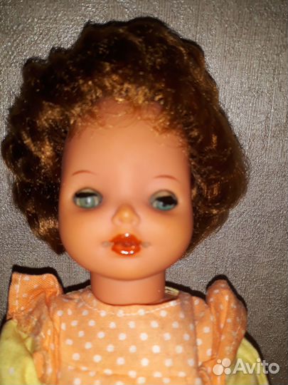 Винтажная кукла ГДР. Высота 24 см. Номерная