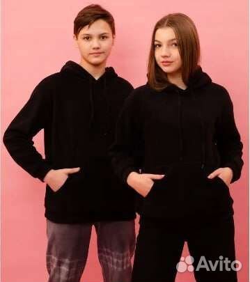 Худи оверсайз с капюшоном. Унисекс. 146 - 152