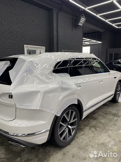 Оклейка авто антигравийной плёнкой, винил