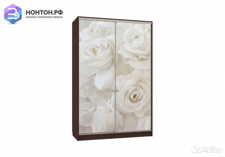 Шкаф-купе Гранд 7-600 розы венге