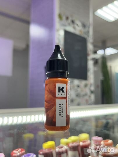 Краска для тату Оранжевая тыква 15мл