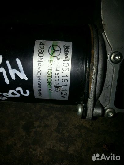 Моторчик дворников Мерседес мл 164 гл 164