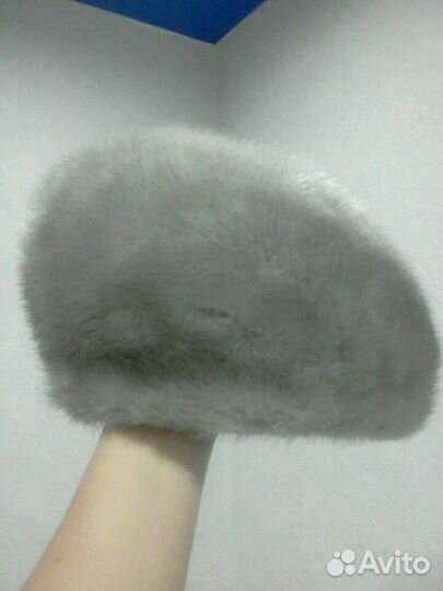 Новая норковая шапка (берет)