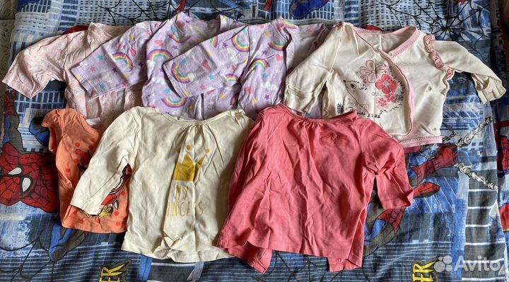 Вещи пакетом для девочки 50-68 рр