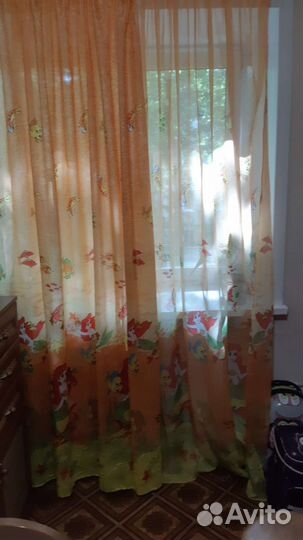 Комплект 4 шт. шторы и тюль