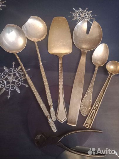 Столовые приборы мельхиор СССР