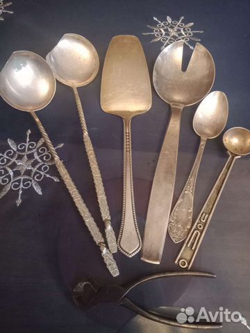 Столовые приборы мельхиор СССР