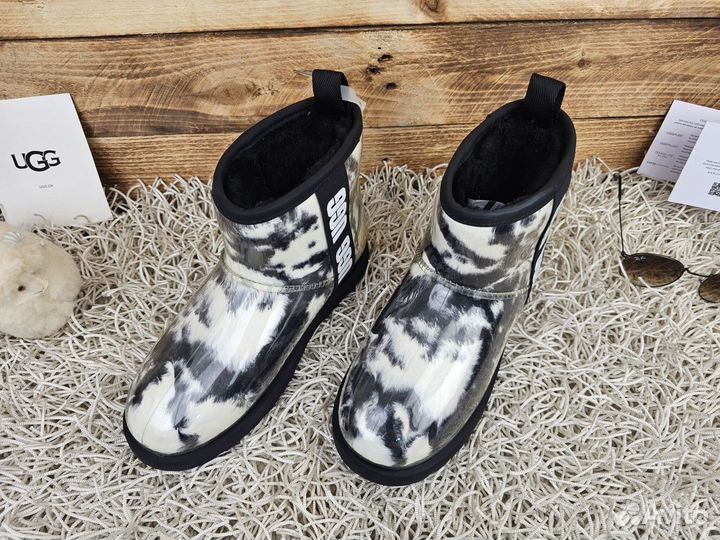 Угги Ugg Classic Clear Mini Zebra женские оригинал