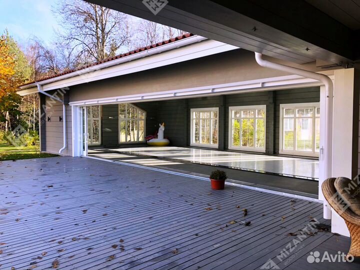 Раздвижные окна и портальные системы из дерева