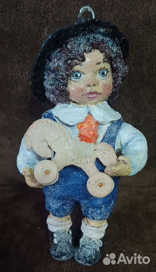 Ватные елочные игрушки СССР