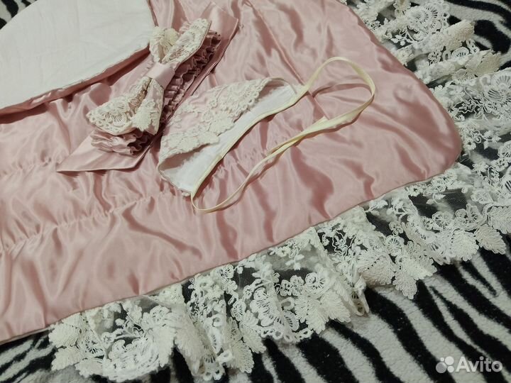 Конверт на выписку Luxury baby летний для девочки