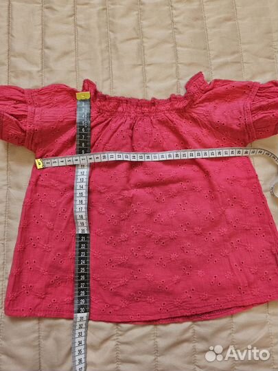 Блузочка шитьё, б/у, р.98