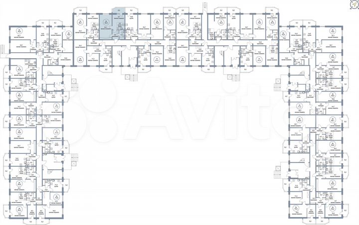 2-к. квартира, 52,8 м², 1/4 эт.