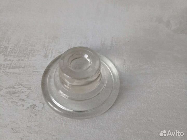 Гранёный графин со стеклянной пробкой