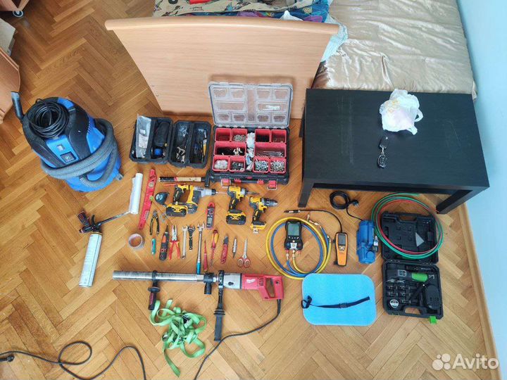 Монтаж, закладка трассы, продажа кондиционеров