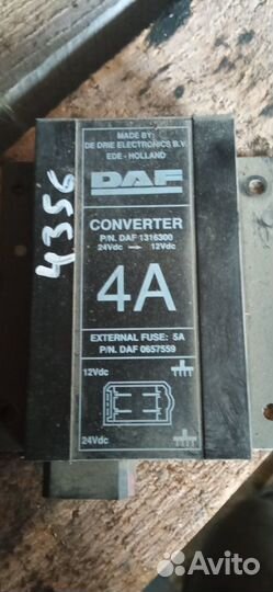 1316300 DAF Преобразователь напряжения