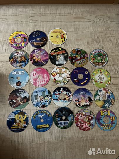 Dvd диски мультфильмы