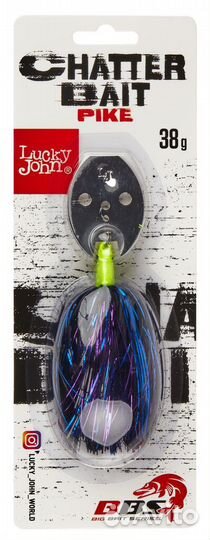 Чаттербейт 38гр. chatterbait BBS pike 003 