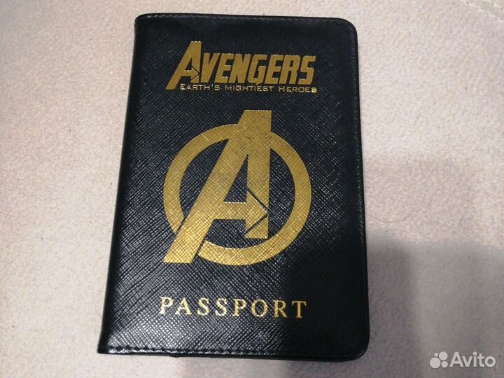 Марвел чехол для паспорта
