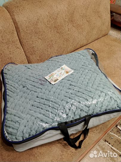 Плед ручной вязки Почтой России