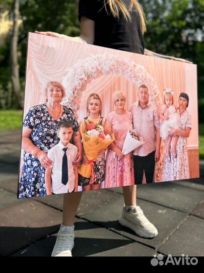 Портрет по фото, картина на холсте