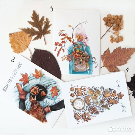 Авторские открытки ручной работы