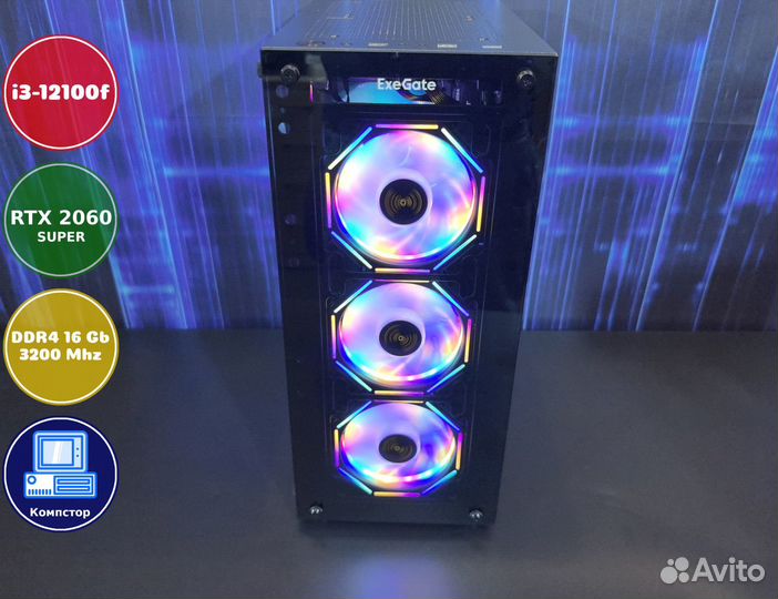 Системный блок i3-RTX2060SUP-16DDR4-IWP6738204-H610