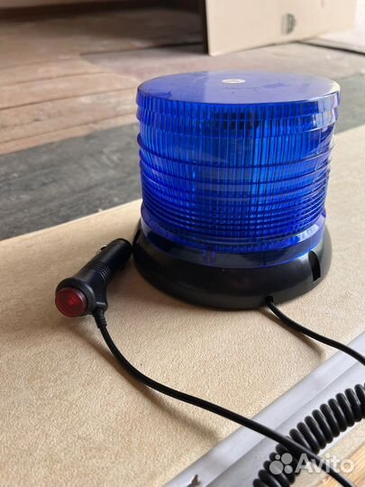 Маяк светодиодный синий Спецсигнал мигалка