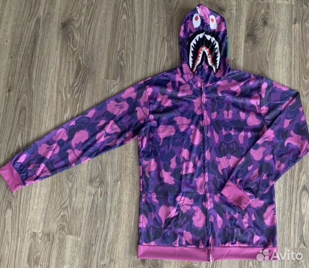 Худи bape shark