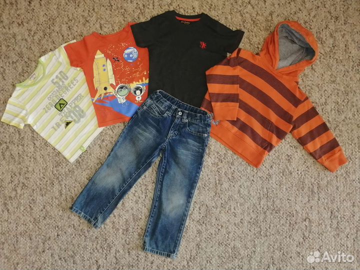 Пакет вещей для мальчика 104/110