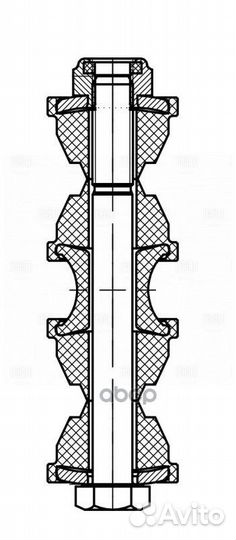 Стойка стабилизатора заднего SP 1011 Trialli