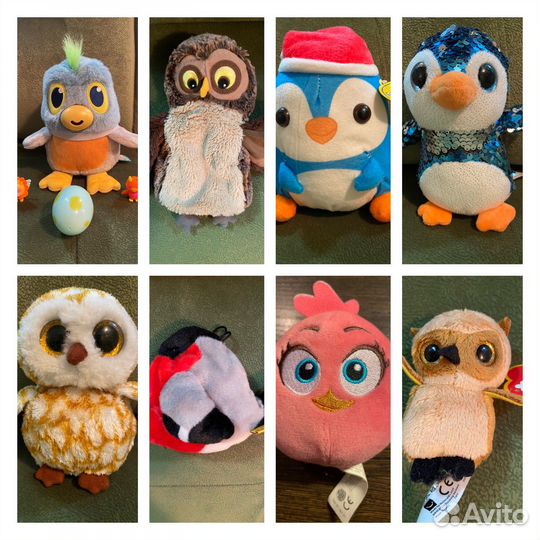 Мягкие игрушки Птички