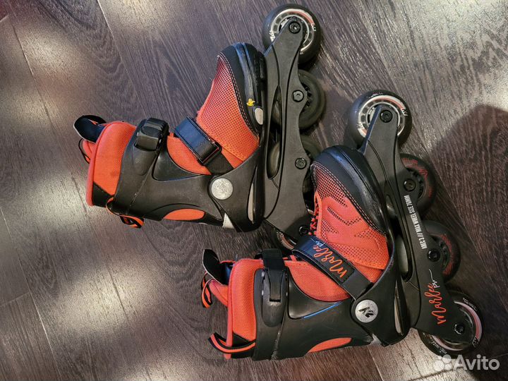 Роликовые коньки к2 детские 32-37