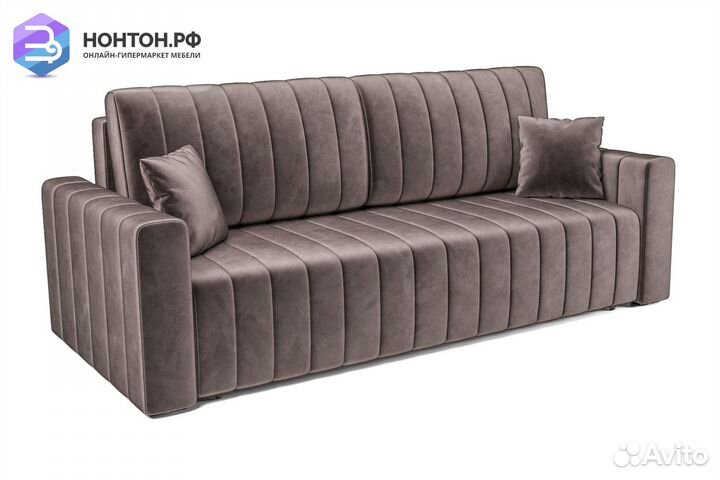 Диван еврокнижка Лондон светло-коричневый