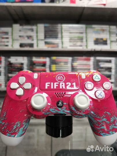Кастомный Dualshock4 Fifa New + Наушники