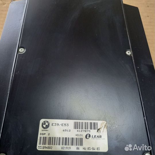 Усилитель звука на BMW X5 53