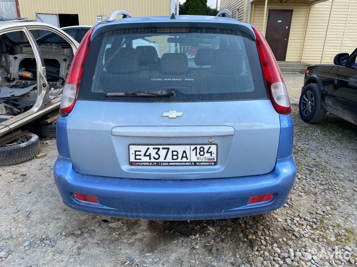 Разбор Chevrolet rezzo 1.6 A16DMS МКПП Реззо