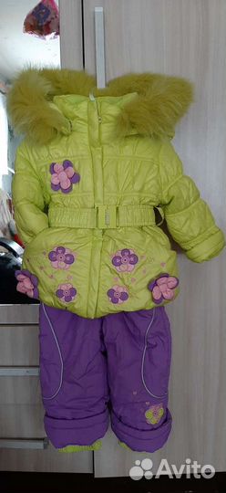 Комбинезон для девочки зимний 74