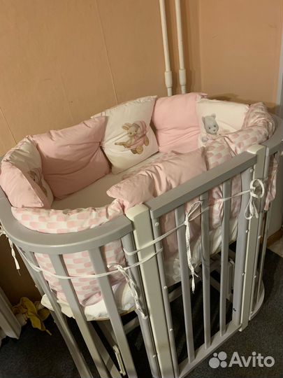 Бортики в детскую кроватку бу