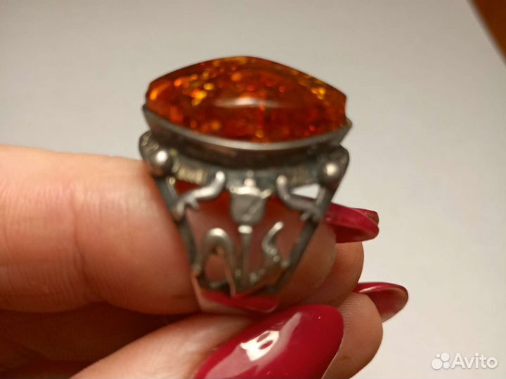 Кольцо серебряное. СССР