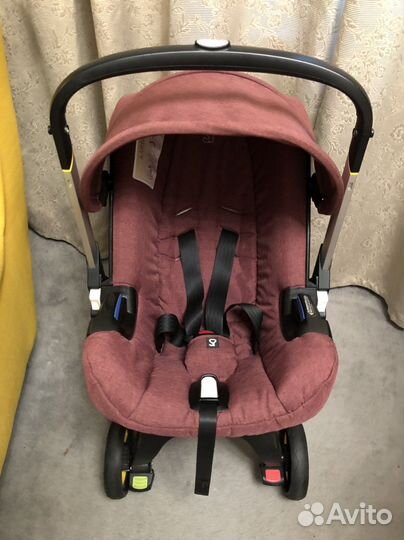 Автолюлька doona + вкладыш для грудничка