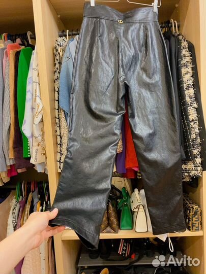 Кожаные брюки новые 42-44 twinset