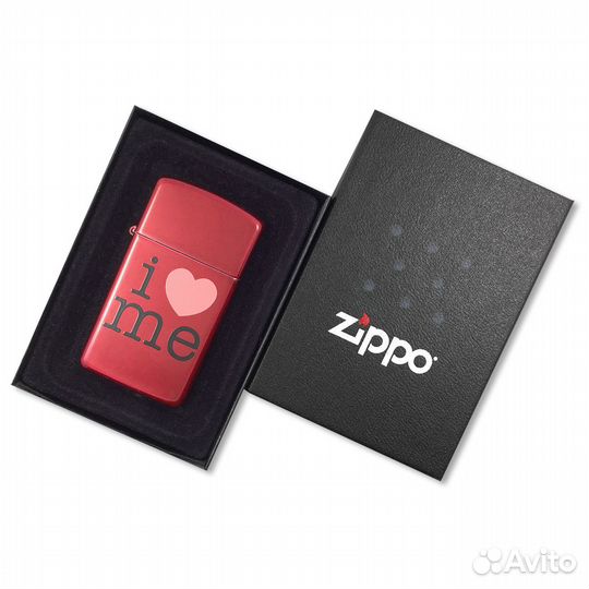 Zippo.Женская. Я люблю. Узкая. 11 г. Новая