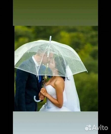 Новый качественный зонт свадебный/ повседневный