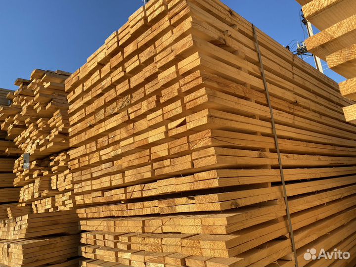 Лес обрезной сосна за м3