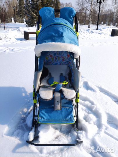 Санки коляска ника 7 3