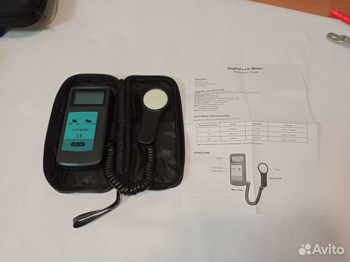 Люксметр (измеритель освещенности) LX-101