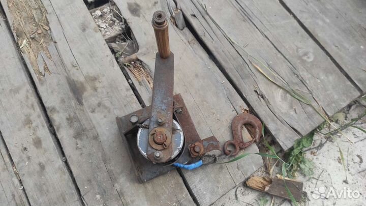 Лебедка ручная бу, с трещеткой, в рабочем состоя