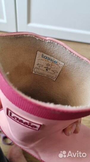 Резиновые сапоги для девочки 25 lassie