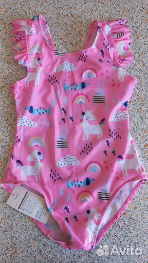 Купальник для девочки новый 110 116